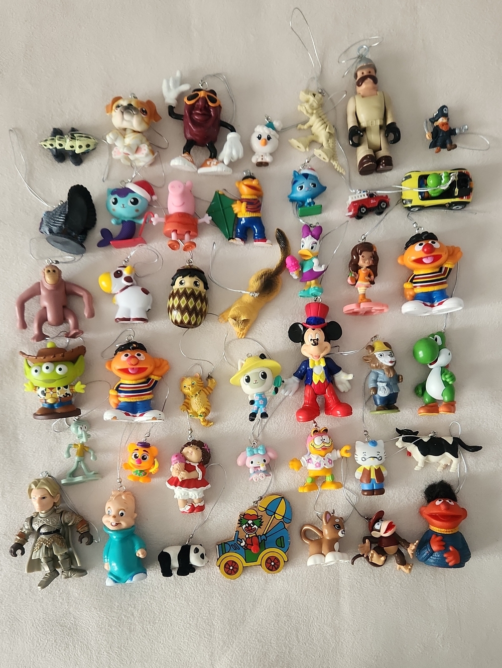 Large Lot Of Miscellaneous Toy Nostalgia Christmas Ornaments